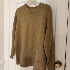 Jenni Kayne Cruise Cocoon Crewneck Sweater [Tan, S]